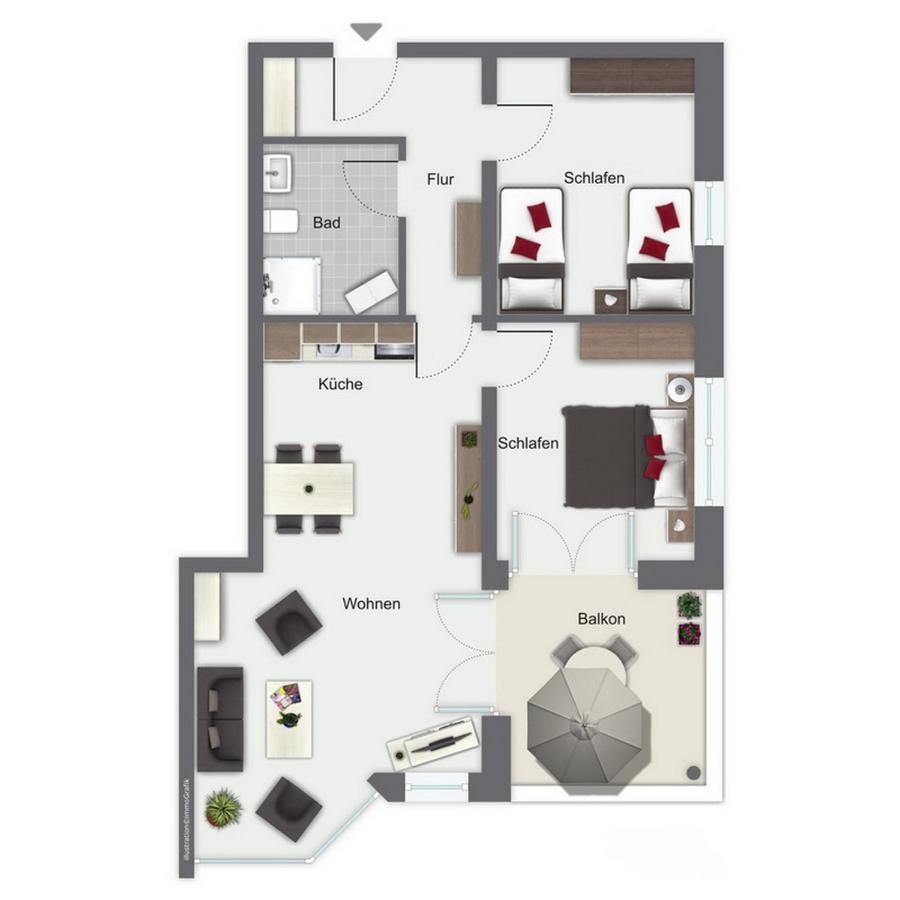 Duenenblick Wohnung 27 بولتينهاجين المظهر الخارجي الصورة